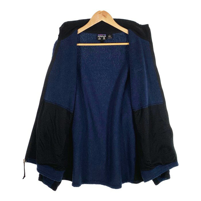 patagonia パタゴニア レギュレーター R2 フリースジャケット ネイビー ブラック USA製 25130 FA00 リペアあり Size L【中古】 rf