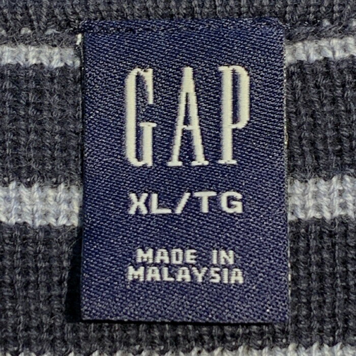 GAP ギャップ オールドギャップ ボーダー ニット ネイビー sizeXL 【中古】 rm