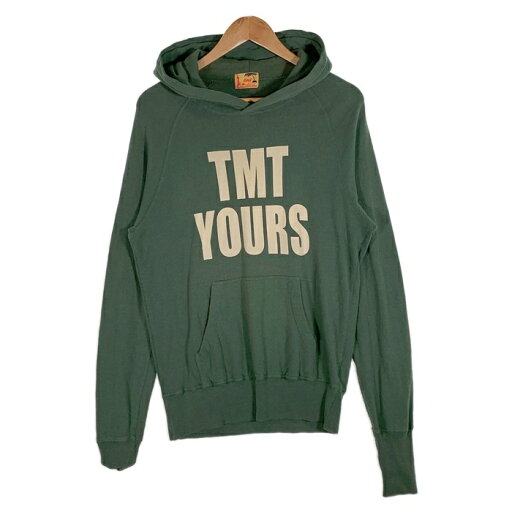 TMT ティーエムティー TMT YOURS BIG3 プリント プルオーバースウェットパーカー グリーン 薄手 Size L【中古】 rf TMT ティーエムティー TMT YOURS BIG3 プリント プルオーバースウェットパーカー グリーン 薄手 Size L【中古】 rf