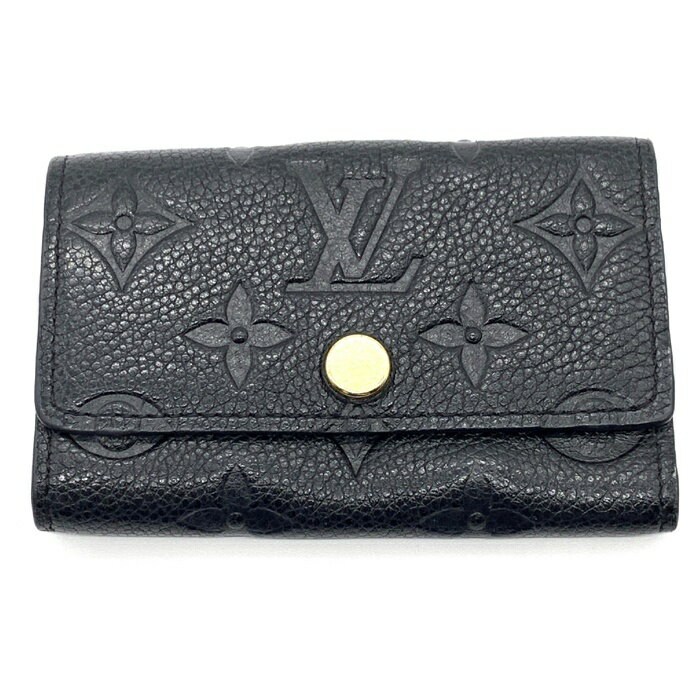 Louis Vuitton ルイヴィトン モノグラムアンプラント ミュルティクレ6 キーケース ノワール ブラック ICチップ【中古】 rf