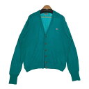CHEMISE LACOSTE ラコステ アクリル ニットカーディガン ターコイズブルー スペイン Size E【中古】 rf