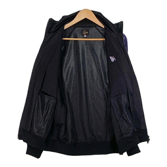 Needles ニードルズ TRACK JACKET Poly Smooth トラックジャケット ポリスムース ブラック パープル EJ330 Size M【中古】 rf