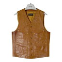 MASHMANS マッシュマンズ ELECTRIC LEATHER STUDIO HORSE HIDE ホースハイド レザーベスト 馬革 日本製 ベスト ジレ ...