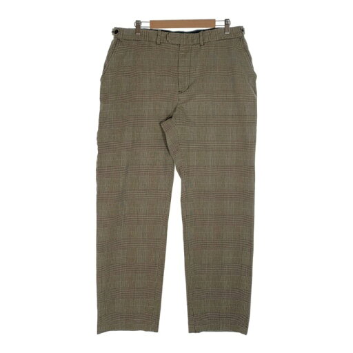 Polo by Ralph Lauren ポロラルフローレン チェック柄 ノータック ストレートスラックス パンツ コットン グレー Size 36/33【中古】 rf Polo by Ralph Lauren ポロラルフローレン チェック柄 ノータック ストレートスラックス パンツ コットン グレー Size 36/33【中古】 rf