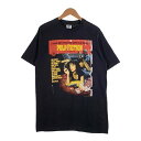 90's PULP FICTION パルプフィクション プリントTシャツ ブラック USA製 ウィンターランド 袖裾シングル Size L【中古】 rf