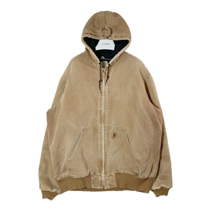 Carhartt カーハート J130 BRN アクティブジャケット メキシコ製 裏キルティング ブラウン sizeXL 【中古】 rm