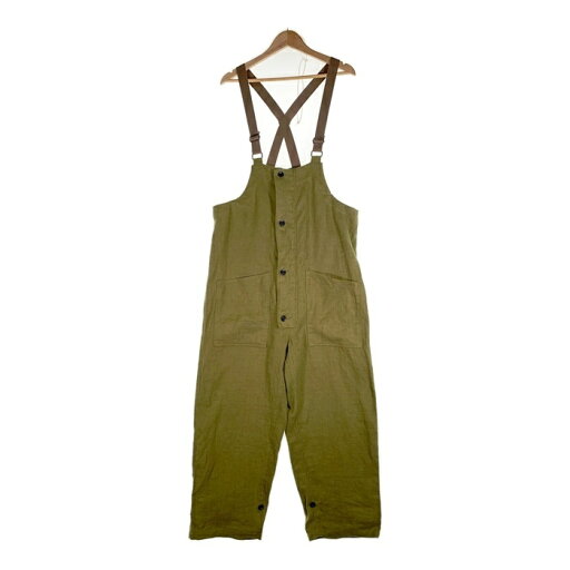 ANCELLM アンセルム LINENSUEDE DECK PANTS リネンスウェード デッキパンツ オーバーオール グリーン ANC-PT16 Size 1【中古】 rf ANCELLM アンセルム LINENSUEDE DECK PANTS リネンスウェード デッキパンツ オーバーオール グリーン ANC-PT16 Size 1【中古】 rf