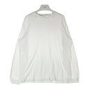 WIND AND SEA ウィンダンシー フロッキープリント ロングTシャツ ホワイト sizeM 【中古】 rm