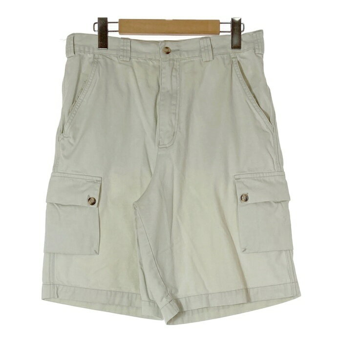 RRL ダブルアールエル 三ツ星タグ USA製 カーゴショーツ アイボリー size32 【中古】 rm