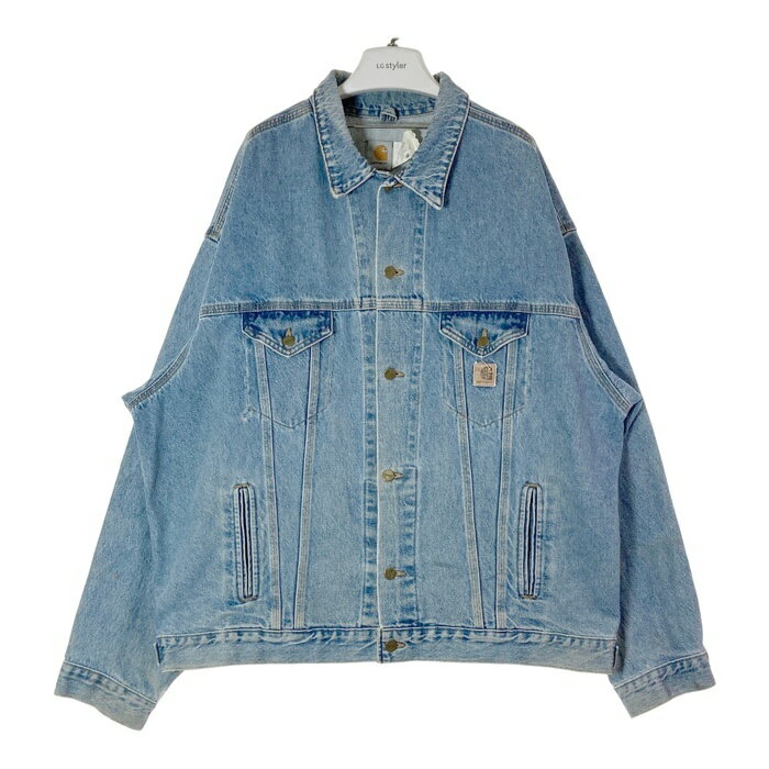 Carhartt カーハート J12DST USA製 トラッカージャケット Gジャン インディゴ size2XL 【中古】 rm