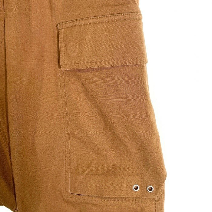 Rick Owens リックオウエンス 21AW GETHSEMANE CARGO LONG PANTS カーゴ ロングパンツ サルエル ハニー RU02A5379-TE Size 46【中古】 rf