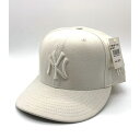 90's New Era ニューエラ MLB ニューヨーク・ヤンキース 59FIFTY ベースボールキャップ ホワイト ウール USA製 Size 7 3/8 (58.7cm)【中古】 rf(4)