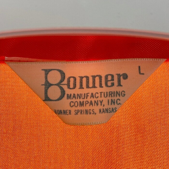 Bonner ボナー BRAKE LINING レーシングジャケット オレンジ sizeL 【中古】 rm