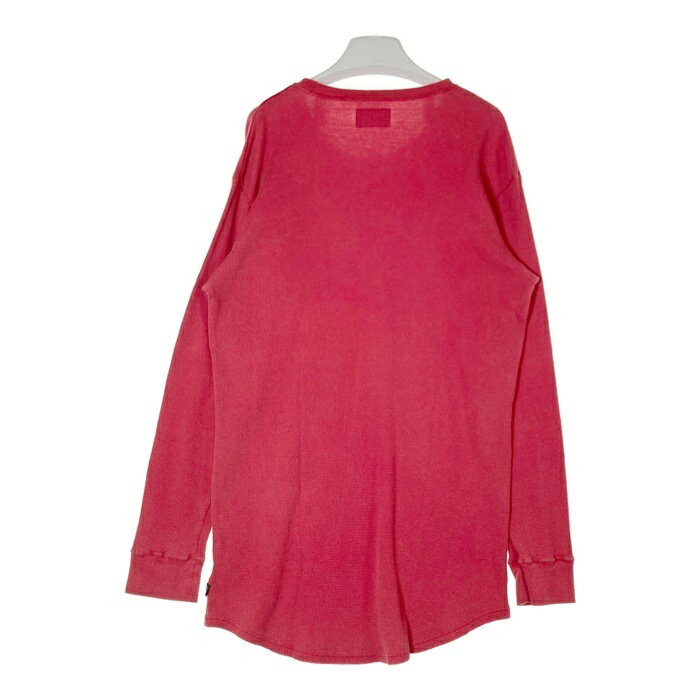 glamb グラム GB17VD/CS06 Vintage dye waffle CS ヴィンテージダイ ワッフルカットソー ロングスリーブ レッド size4 【中古】 rm