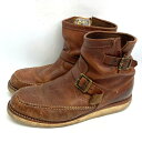 Chippewa チペワ 97876 MOC TOE ENGINEER BOOTS モックトゥ エンジニアブーツ ブラウン size9.5E【中古】 rm