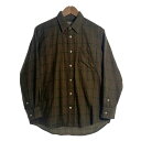 90`s Burberrys` バーバリー チェックシャツ 長袖 グリーン Size L【中古】 rf