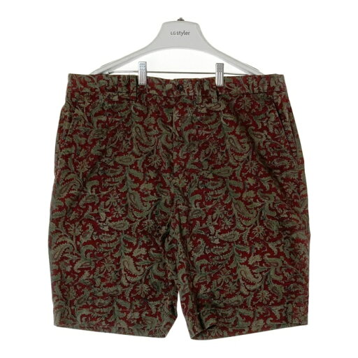 Polo Ralph Lauren ポロラルフローレン ペイズリー柄 ノータック ショートパンツ ボルドー size36 【中古】 rm Polo Ralph Lauren ポロラルフローレン ペイズリー柄 ノータック ショートパンツ ボルドー size36 【中古】 rm