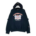 A BATHING APE アベイシングエイプ 初期タグ BABY MILO アーチロゴ スウェットパーカー ブラック sizeL 【中古】 rm(4)