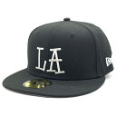 STUSSY ステューシー LA NEW ERA CAP ニューエラ 59FIFTY ベースボールキャップ ブラック 23M1311004 Size 7 1/8 (56.8cm)【中古】 rf