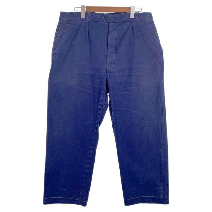 60's Bleu France Crepier フレンチワークパンツ ネイビー Size 52【中古】 rf