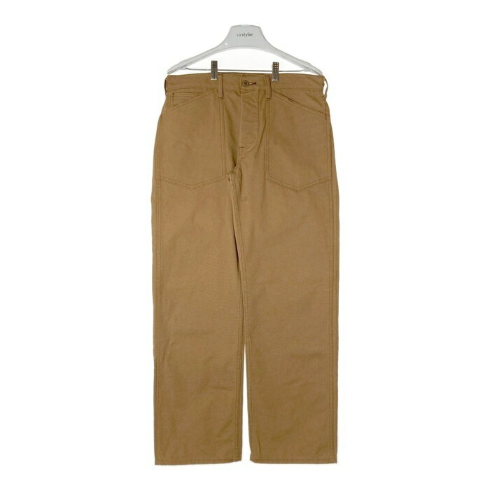 SUGAR CANE シュガーケーン USA製 ブラウンダック シンチバック ワークパンツ sizeM 【中古】 rm