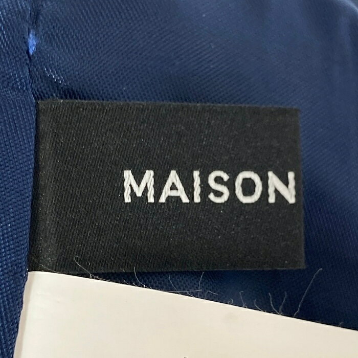 goldragstationのMAISON SPECIAL メゾンスペシャル 21242515301 Low Waist Maxi Pleated Skirt マキシ プリーツスカート ブルーチェック Size36 【中古】 rm｜アングル3