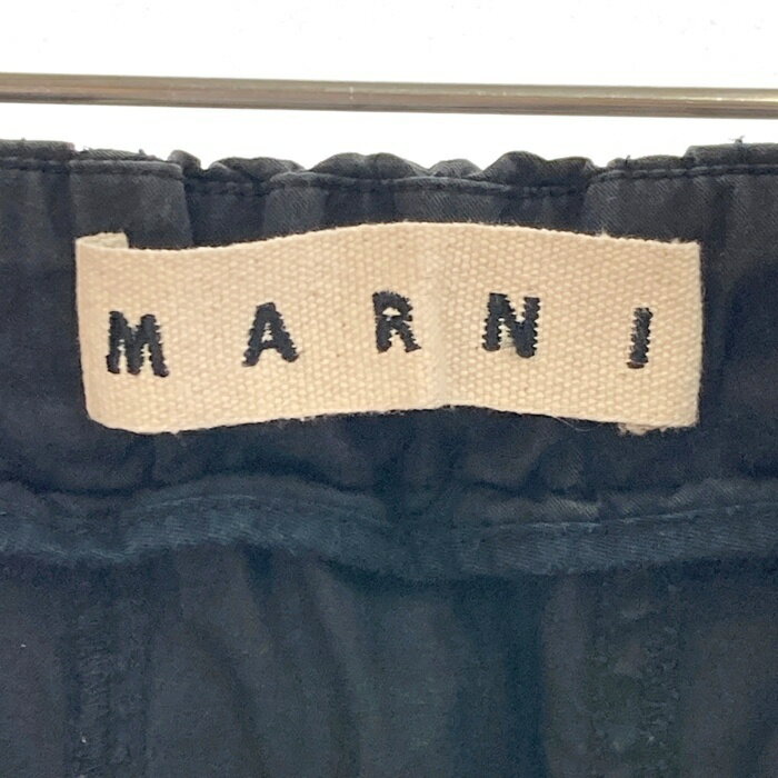 MARNI マルニ コットン テーパードパンツ サルエル ブラック S15PUMUR04A00TCK56-00N99 Size 44 【中古】 rm