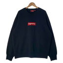 SUPREME シュプリーム 22AW Box Logo Sweatshirt ボックスロゴ クルーネックスウェットトレーナー ブラック Size L【中古】 rf