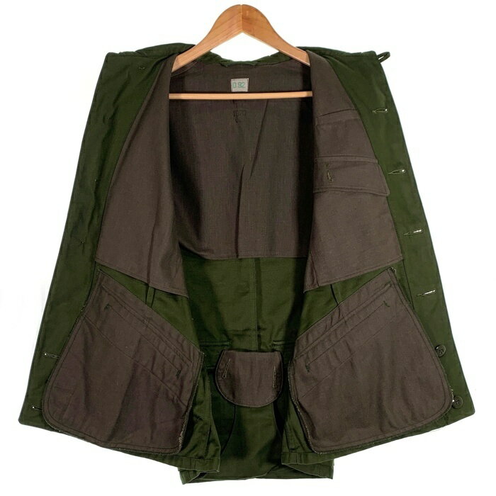 スウェーデン軍 1970 M-59 フィールドジャケット オリーブ ライナー無 Size D92【中古】 rf