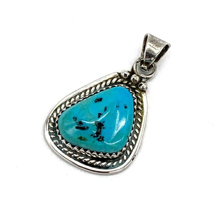 【中古】ナバホ族ターコイズシルバー...