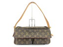 ★ LOUIS VUITTON ルイ ヴィトン LV モノグラム ヴィバシテ MM ワンショルダー ハンド バッグ ブラウン M51164 【ya】