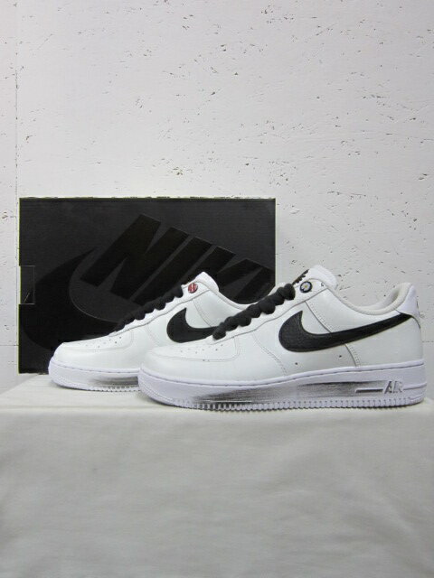 PEACEMINUSONE × NIKE AIR FORCE 1 ピースマイナスワン×ナイキ エアフォース1 PARA NOISE WHITE/BLACK パラノイズ ホワイト/ブラック size27.0cm【中古】rm