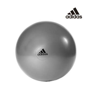 adidas(アディダス)ジムボール 55cm チャコールグレーADBL-13245GR|バランスボール ソフト フィットネスボール エクササイズボール 体幹トレーニング フィットネス エクササイズ用品 トレーニング用品 筋トレ インナーマッスル 筋力