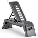 【最大400円クーポンあり】adidas（アディダス）HIIT デッキ ホームジム トレーニングベンチ 筋トレ 家トレ　ADP-15070BK