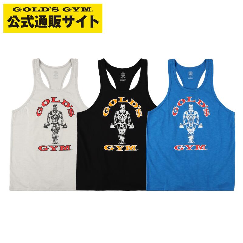 大人気新作 GYM GOLD'S リンガータンクトップ ゴールド 横川尚隆 ネイビー L Tops