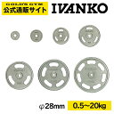 【一部入荷待ち】IVANKO イヴァンコ社製 スタンダードペイントプレート IBPNEZ 0.5kg〜20kg【日本総代理店】Φ28mm 重り おもり