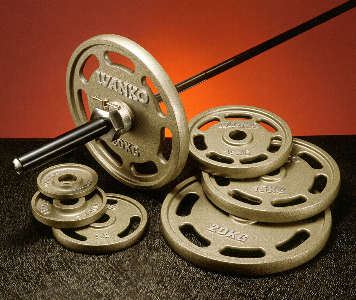 2.5・5Kg入荷待ち 日本総代理店 IVANKO イヴァンコ社製 50mm オリンピックペイントイージーグリッププレート OMEZ-OMK