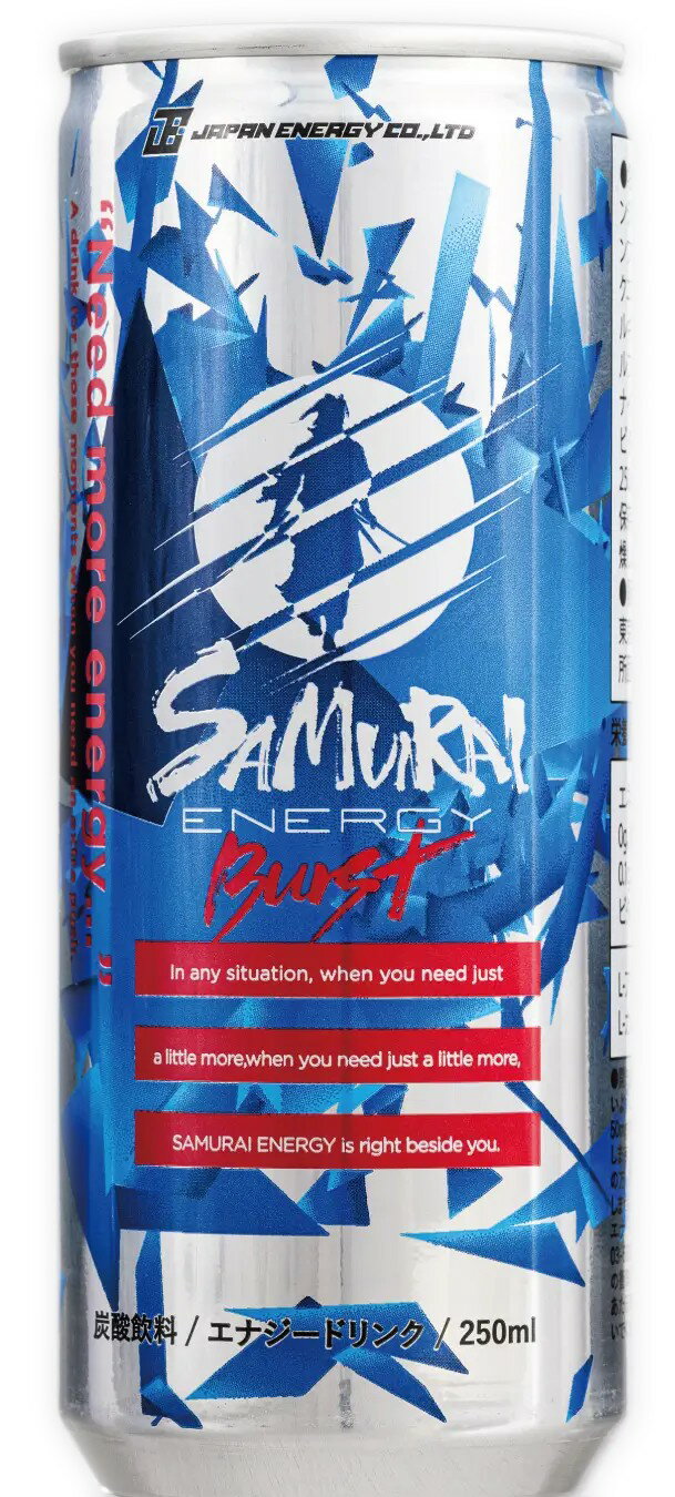 乐天商城 - 【2026年5月新フレーバー】ジャパンエナジー サムライエナジー バースト250ml×30本 |　エナジードリンク アルギニン カフェイン