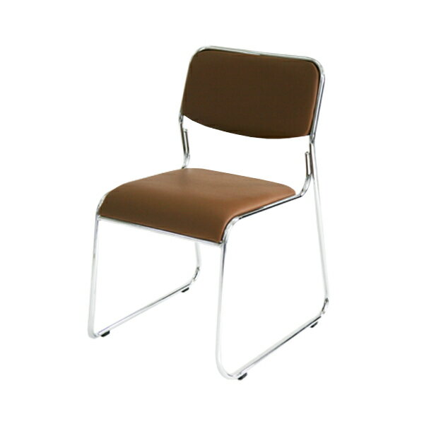 送料無料 新品 ミーティングチェア 会議イス 会議椅子 スタッキングチェア パイプチェア パイプイス パイプ椅子 ブラ…