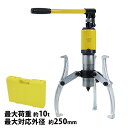 訳あり 料無料 油圧式 ギアプーラー 収納ケース付き 最大荷重約10t 約10000kg 3本爪 2本爪 黄 ギアプーリー プーリー抜き 内掛け 外掛け 油圧 ベアリング ギア ギヤ プーラー プーリー 油圧ポンプ式 ポンプ式 軸 引き抜き 脱着 脱着工具 交換 工具 車 gearpullerl10tyelold