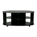 送料無料 新品 大型 液晶 ブラック 強化ガラステレビ台 V296-2(3)