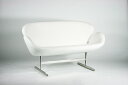 訳あり 送料無料 新品 スワンチェア(Swan Chair) WHITE 2P ラブソファ 2