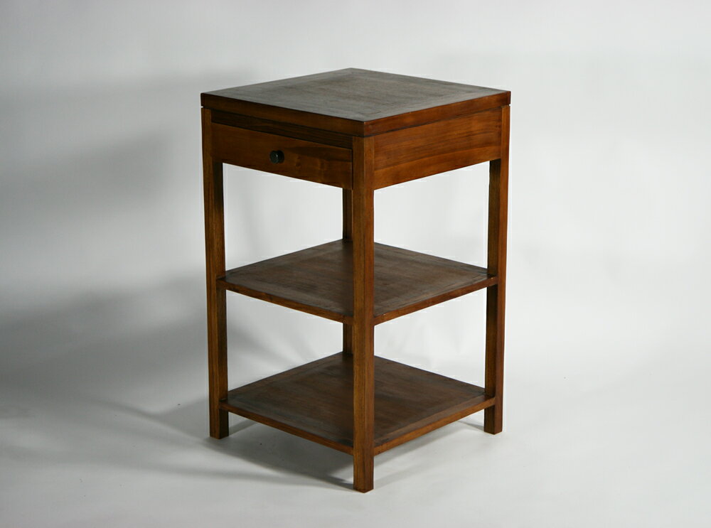 訳あり 送料無料 新品 チーク無垢 サイドテーブル ベッドテーブル ナイトテーブル ソファサイドテーブル 木製 玄関 リビング 寝室 チーク材 無垢材 チーク ...