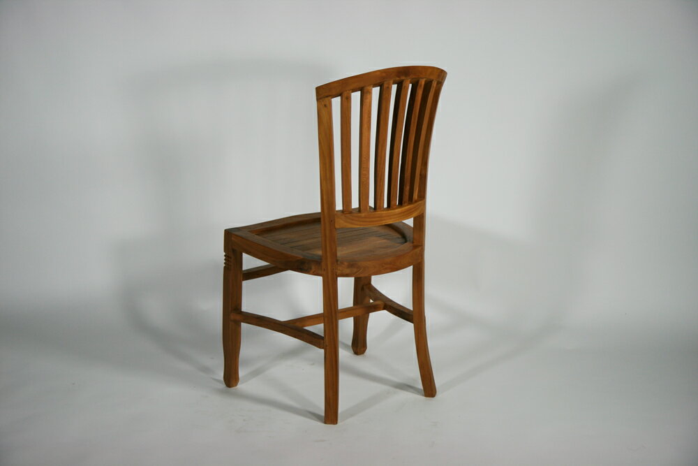 送料無料 新品 チーク無垢 ダイニングチェア ミーティングチェア チーク材 無垢材 チーク T-233ライトブラウン [2]