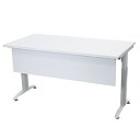 訳あり オフィスデスク デスク 幕板付 約W140×約D70×約H75.5 約W1400×約D700×約H755 白 平机 ワークデスク 事務机 会議テーブル パソコンデスク PCデスク 長机 会議机 会議デスク 事務デスク オフィステーブル オフィス家具 会社 事務所 送料無料 ホワイト deskt016140wh