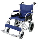 送料無料 車椅子 アルミ合金製 青 約10kg TAISコー