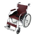 送料無料 車椅子 アルミ合金製 茶 約11kg TAISコード取得済 軽量 折り畳み 自走介助兼用 介助ブレーキ付き 携帯バッグ付き ノーパンクタイヤ 自走用車
