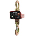 送料無料 デジタルクレーンスケール PSE適合 最大測定可能重量約10t リモコン付き 充電式 防滴 防塵 精密 計量 無線 ワイヤレス 吊りはかり 吊り秤 吊秤 電子秤 吊り下げ クレーン フック 玉掛け 吊り上げ 重機 コンパクト 天秤 天びん 10000kg 赤 レッド cscalecs10000red