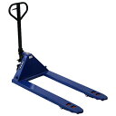 送料無料 ハンドリフト 幅広約685mm フォーク長さ約1210mm 約2.5t 約2500kg 青 油圧式 ダブルローラー ハンドパレット ハンドパレットトラ...