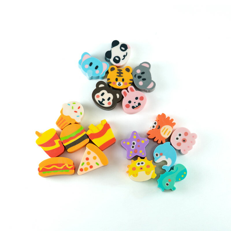 乐天商城 - ガチャガチャ景品　カプセルトイ《カプセルなし・台紙なし》ぷちけしコレクション（90個入り）動物、食べ物、海の生き物などバラエティー豊富なデザイン　カラフルで可愛らしい見た目は、イベント・縁日・販促用にお勧めです